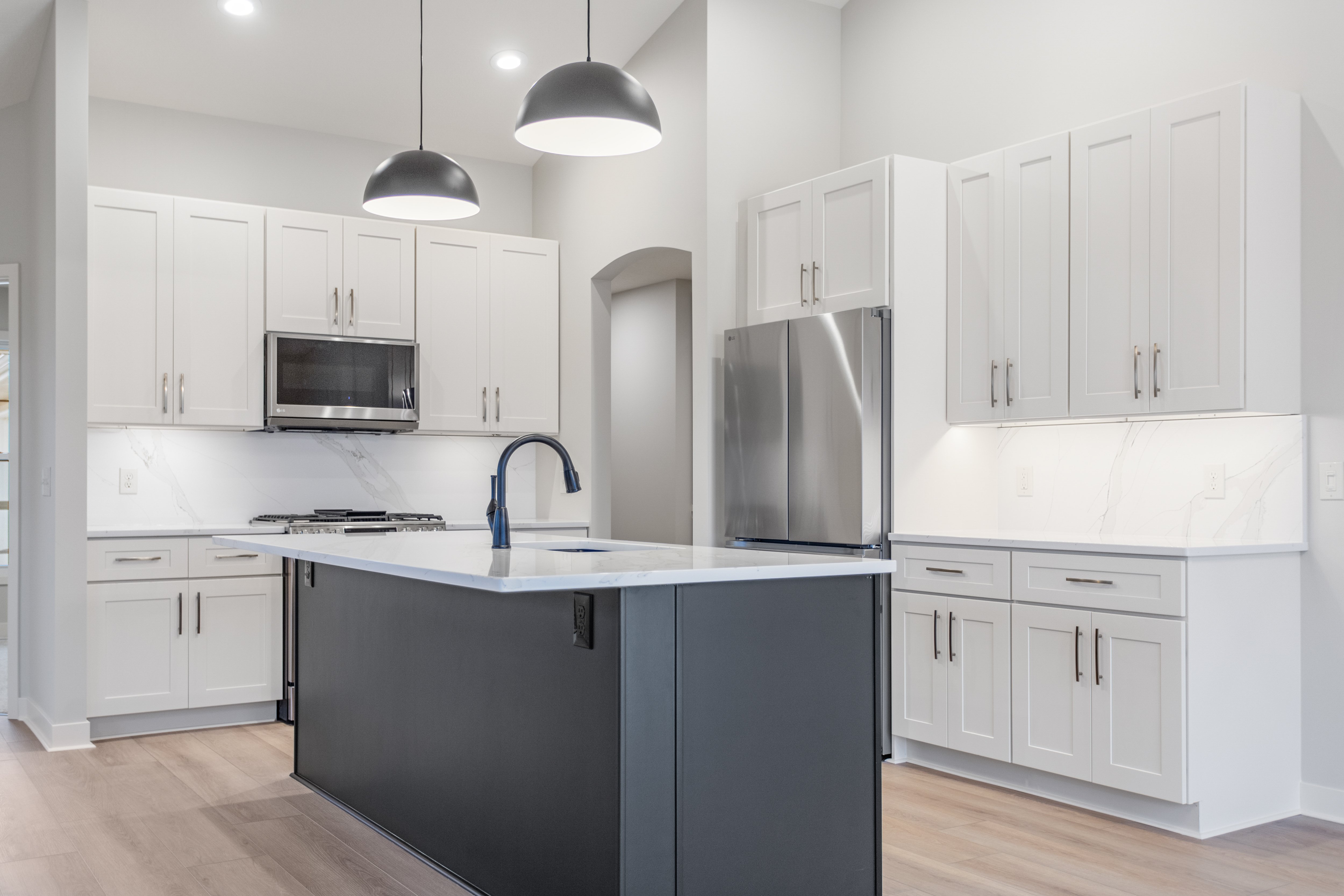 Complete kitchen remodel with new appliances and cabinets