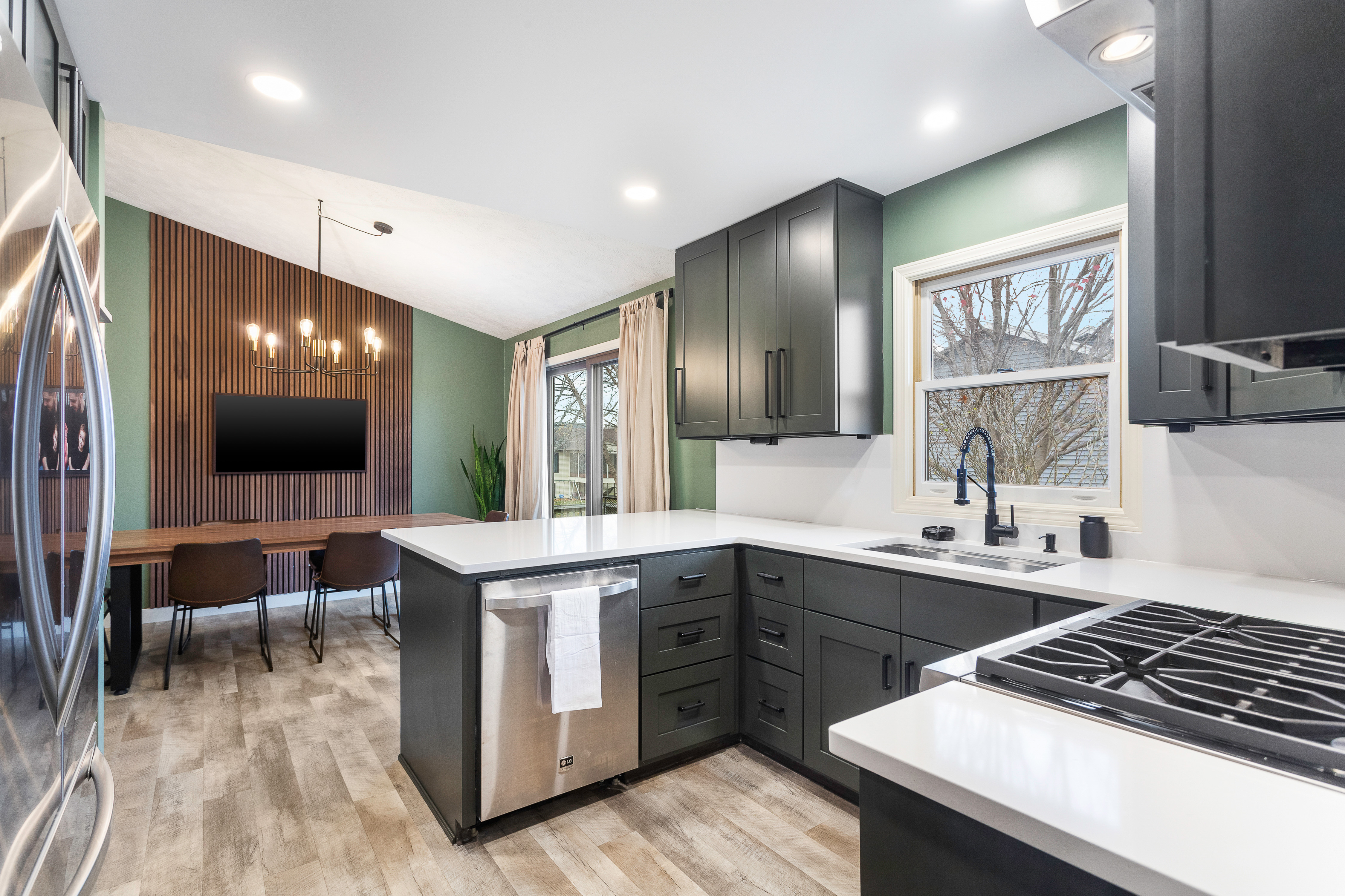 kitchen and dining room remodel