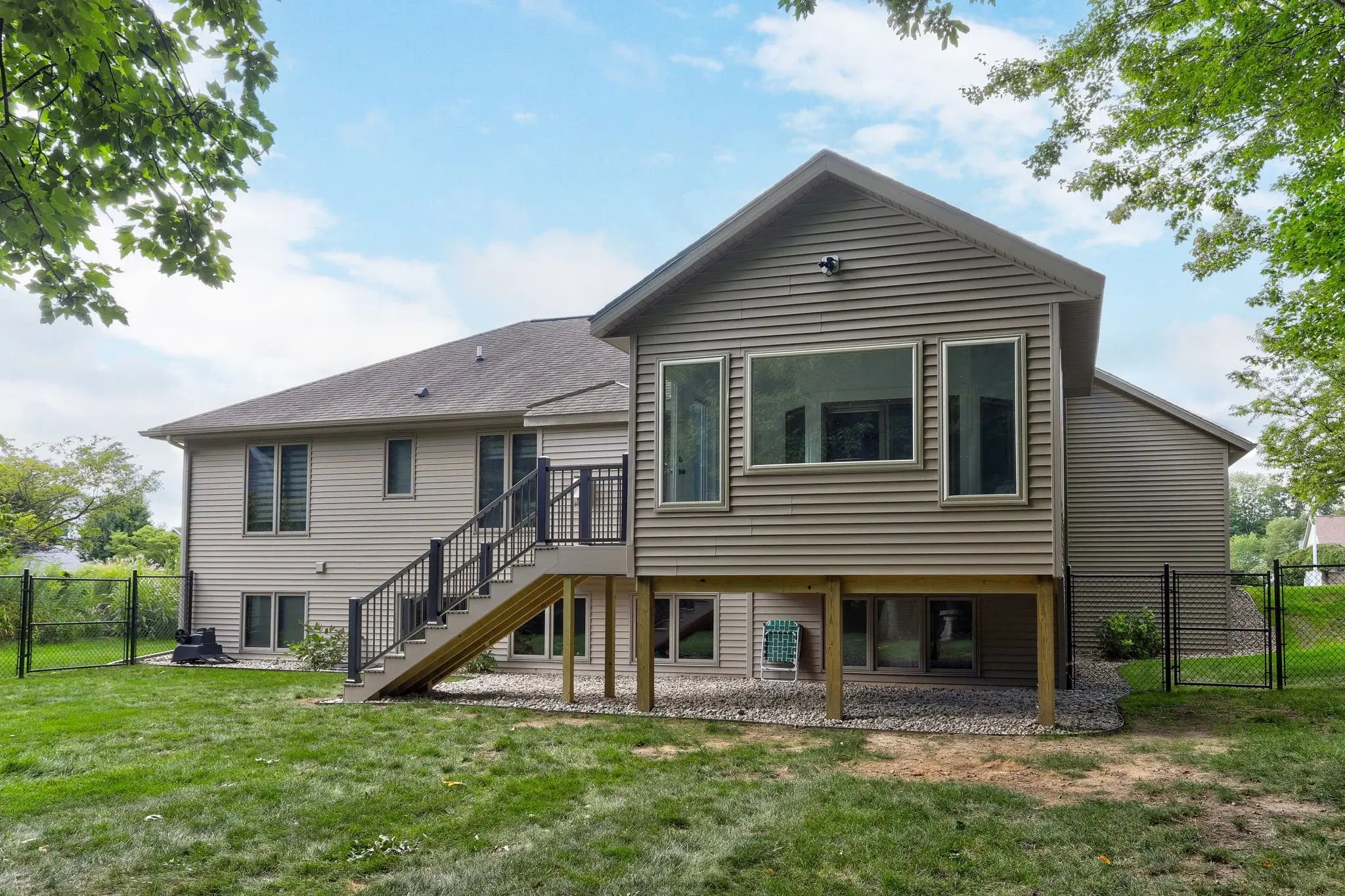 four-season addition rear view completed by TPC Construction in Grand Rapids