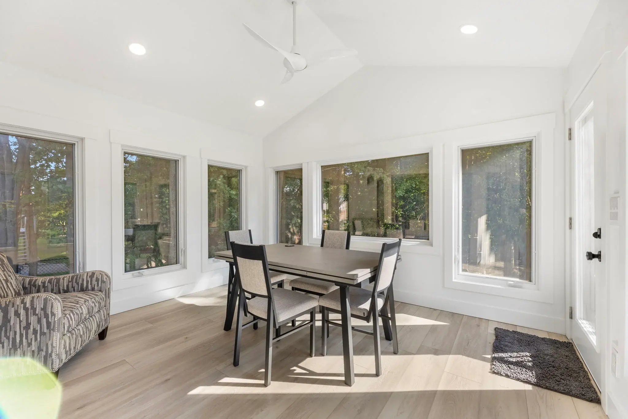 furnished four-season addition interior completed by TPC construction