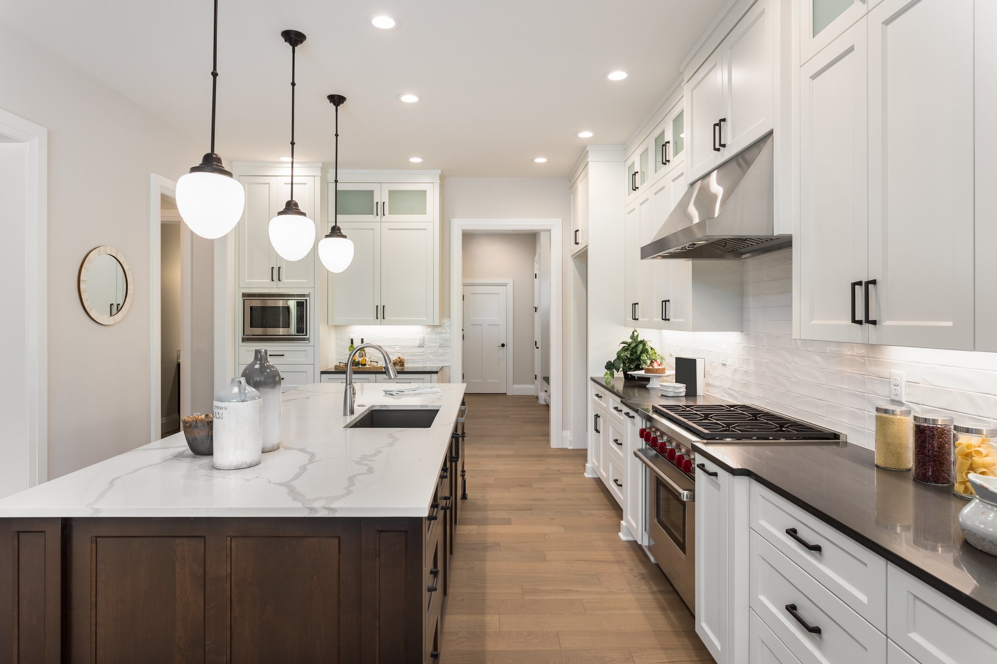 white kitchen remodel in grand rapids