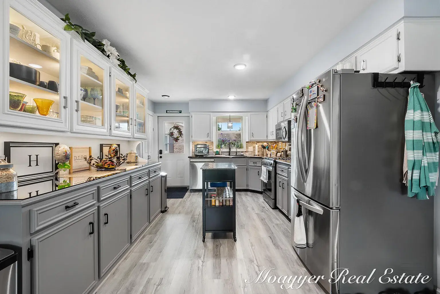 kitchen remodel with stainless steel appliances